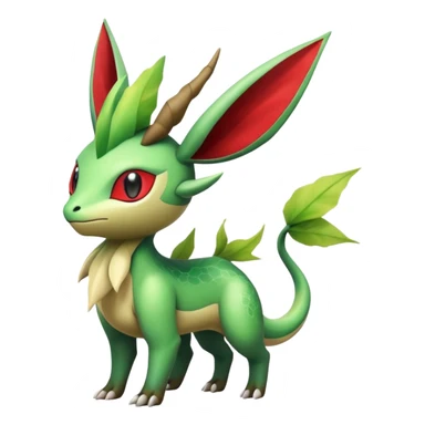 Flygon-Drakeon-Leafeon-Hybrid-Creature sticker