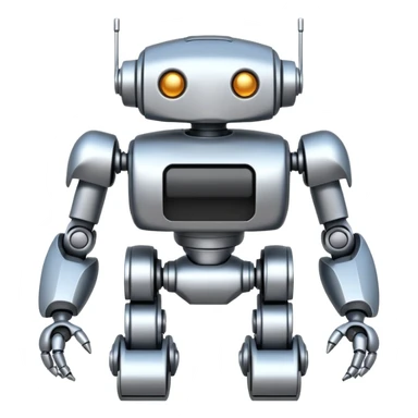 completely symetrical 4 legged robot sticker