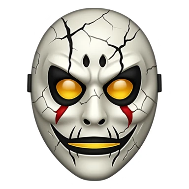 Spooky Killer Mask sticker