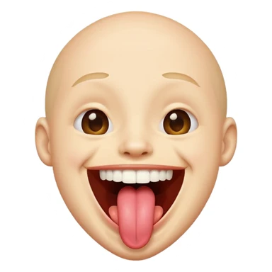 😆 with tongue sticking out  sticker