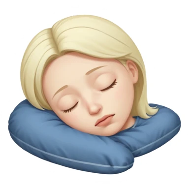 a sleepy and tired person sticker