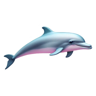 Pastel-pink-colors-dolphin sticker