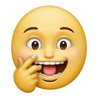 Emoji qui ce croque le doigts  sticker