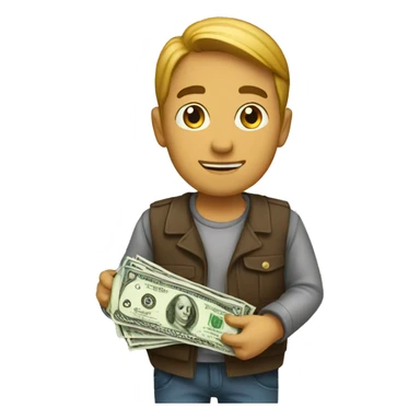 money seeker sticker