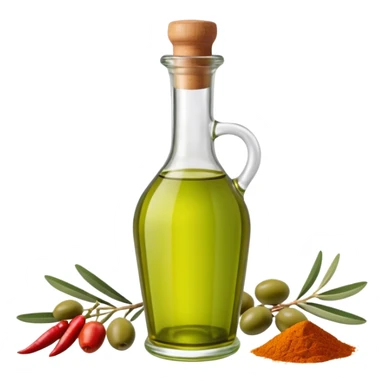 оливковое масло и специи sticker