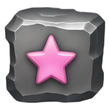iron-ingot-with-a-pink-star sticker
