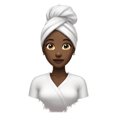 Skin care black girl sticker