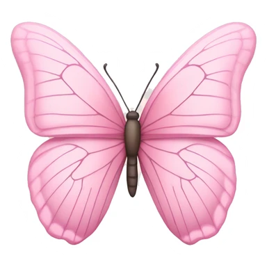 Light pink butterfly sticker