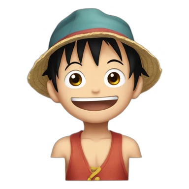 Bébé luffy sticker