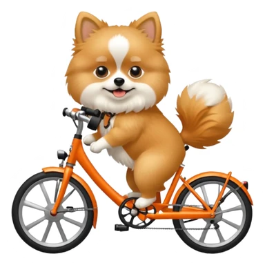 pomeranian brompton bike sticker