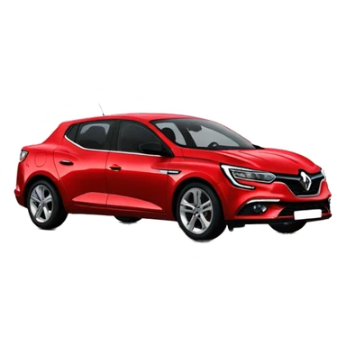 Renault megane 2nd gen sedan red sticker