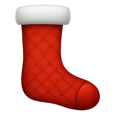red christmas sock sticker