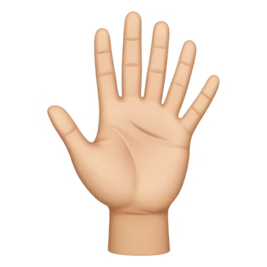 raised hand sticker