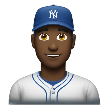 Man with New York hat  sticker