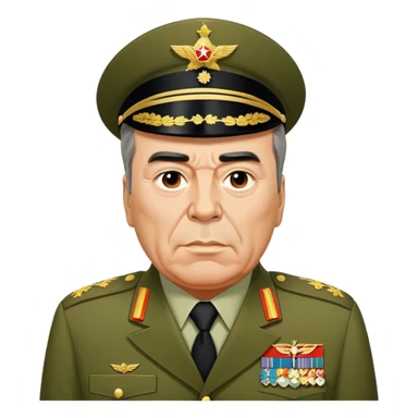 Leonid Brezhnev ussr in his uniform  sticker
