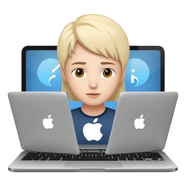 video meeting via laptop sticker