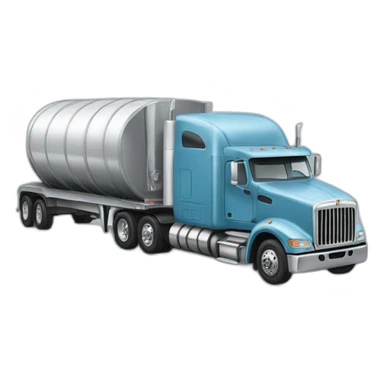 18 wheeler truck upsidedown sticker