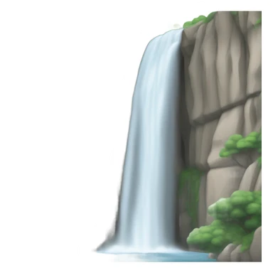 Water fall sticker