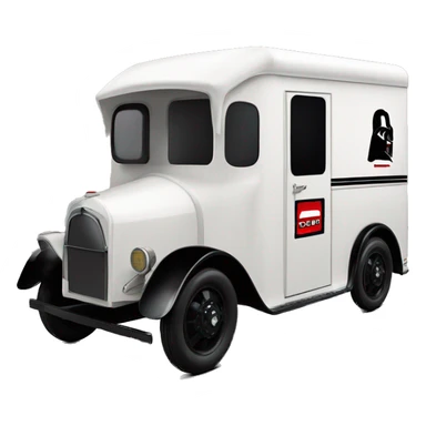 1925 Darth Vader Grumman mail truck sticker