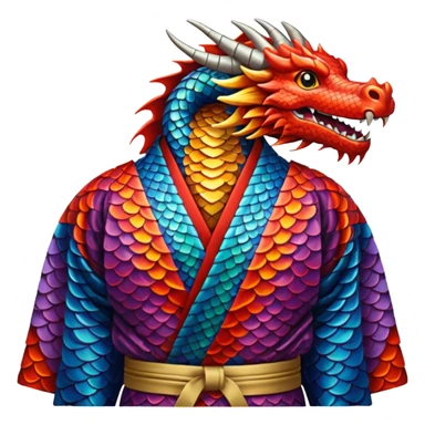 kimono dragon sticker