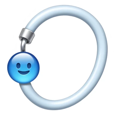 Ein blaues, gezacktes Abzeichen mit einem weißen Haken in der Mitte, ähnlich wie ein Verifizierungs-Symbol. sticker