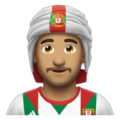 morroco win portugal sticker
