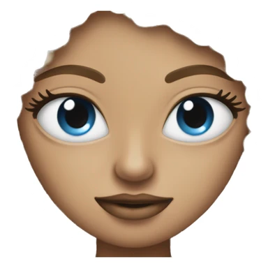 Venus con ojos blancos y una boa sticker