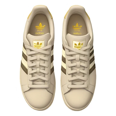 adidas campus beige sticker