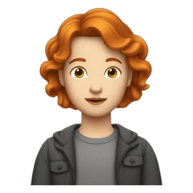 Personne rousse sticker