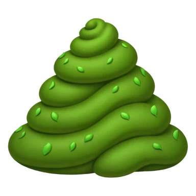 Green poop sticker