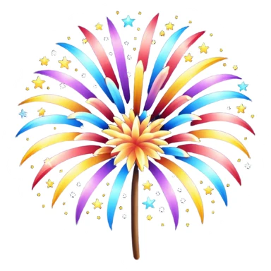 new year fireworks 2026 sticker