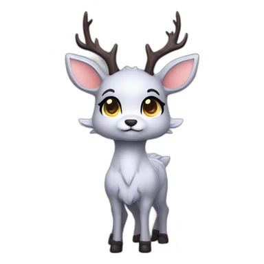 meo chibi witchdeer sticker