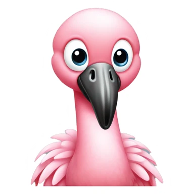 baby flamingo sticker