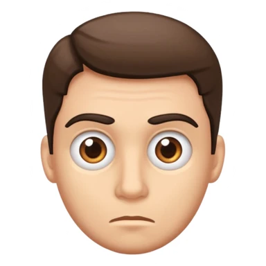 Emoji pour se moquer de quelq'un qui plier  sticker