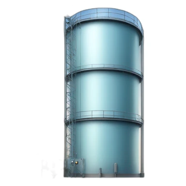 glass vertical water tank sticker