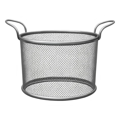 Sieve made from curved steel wire mesh sticker