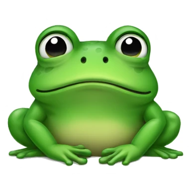 Sad frog  sticker