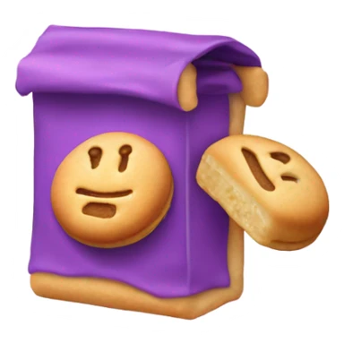 Open fortune biscuits with a wish  sticker