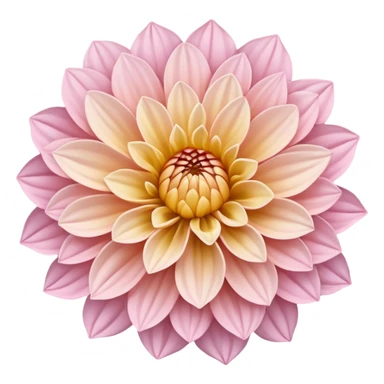 Light dahlia sticker