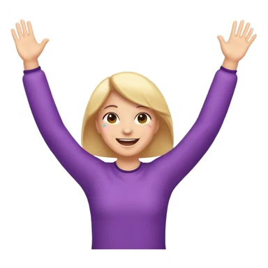 fun emoji of '도훈up' bursting onto the scene with confetti, arms raised in excitement, joyful expression sticker