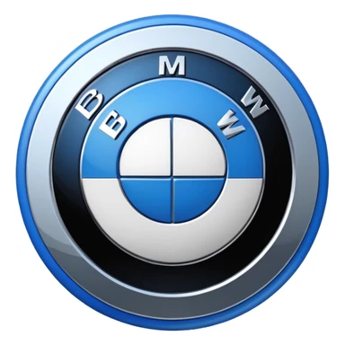 Bmw logo sticker