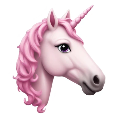 Photo of a beautiful Pink unicorn  sticker