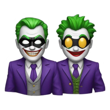 Batman et joker sticker