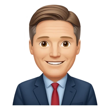 Keir Starmer smiling standing sticker