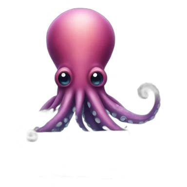 Cute kraken Holding a Sign in his tentacles sticker