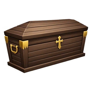 medieval coffin sticker