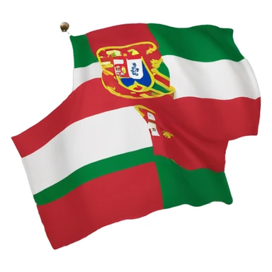 bandeira com brasão português numa bandeira com fundo, metade azul e a outra metade branca sticker