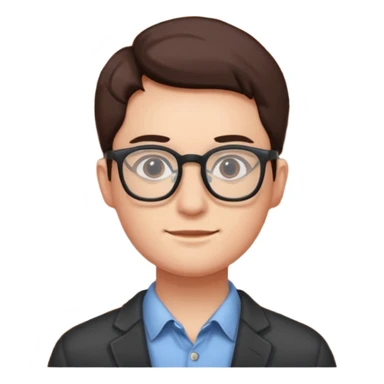 Brick wall with glasses sticker