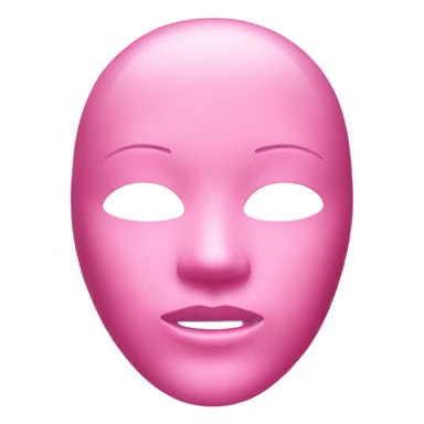 moisturizing hydrogel face mask pink sticker