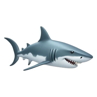 requin sur un nuage sticker